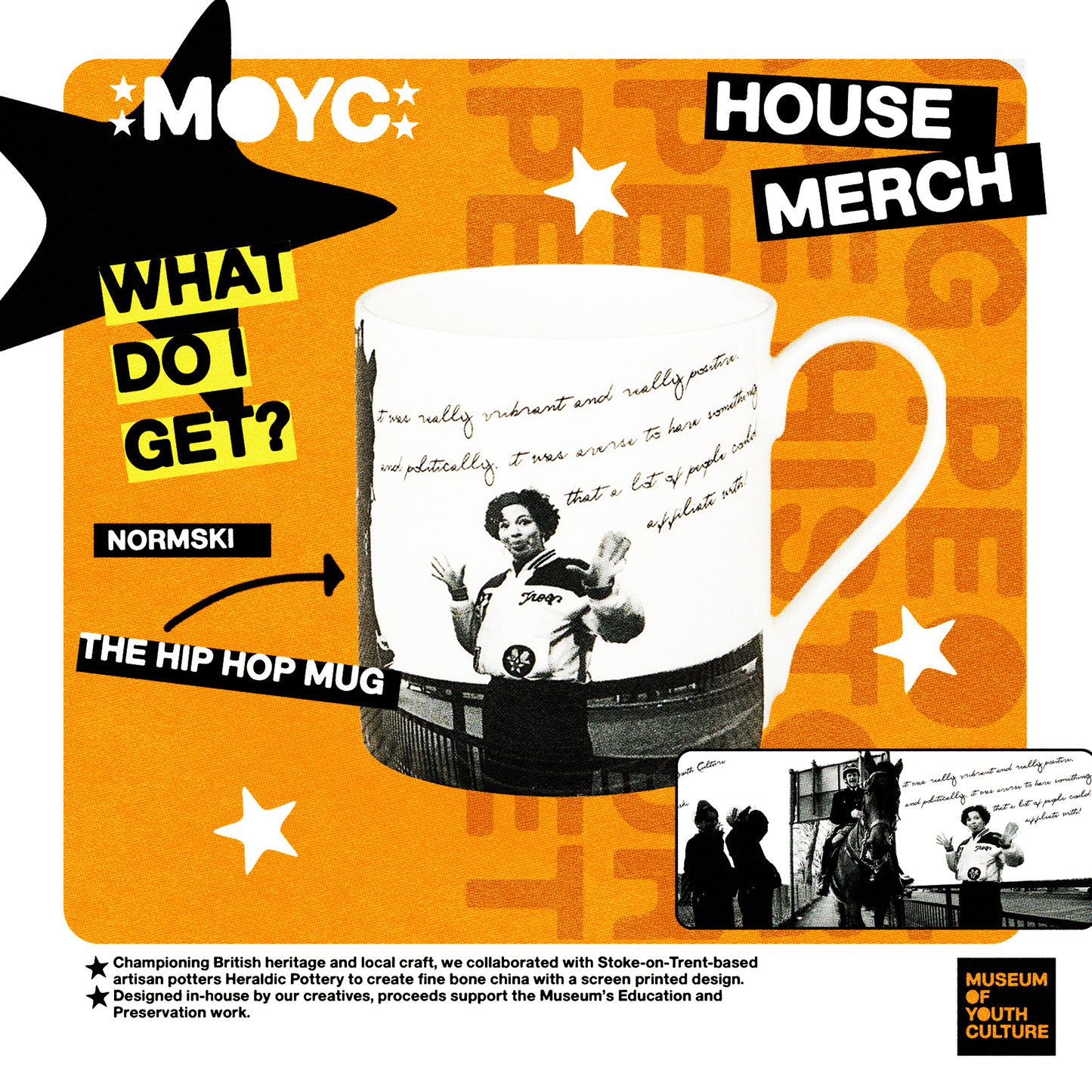 MOYC x HERALDIC POTTERY HIP HOP MUG