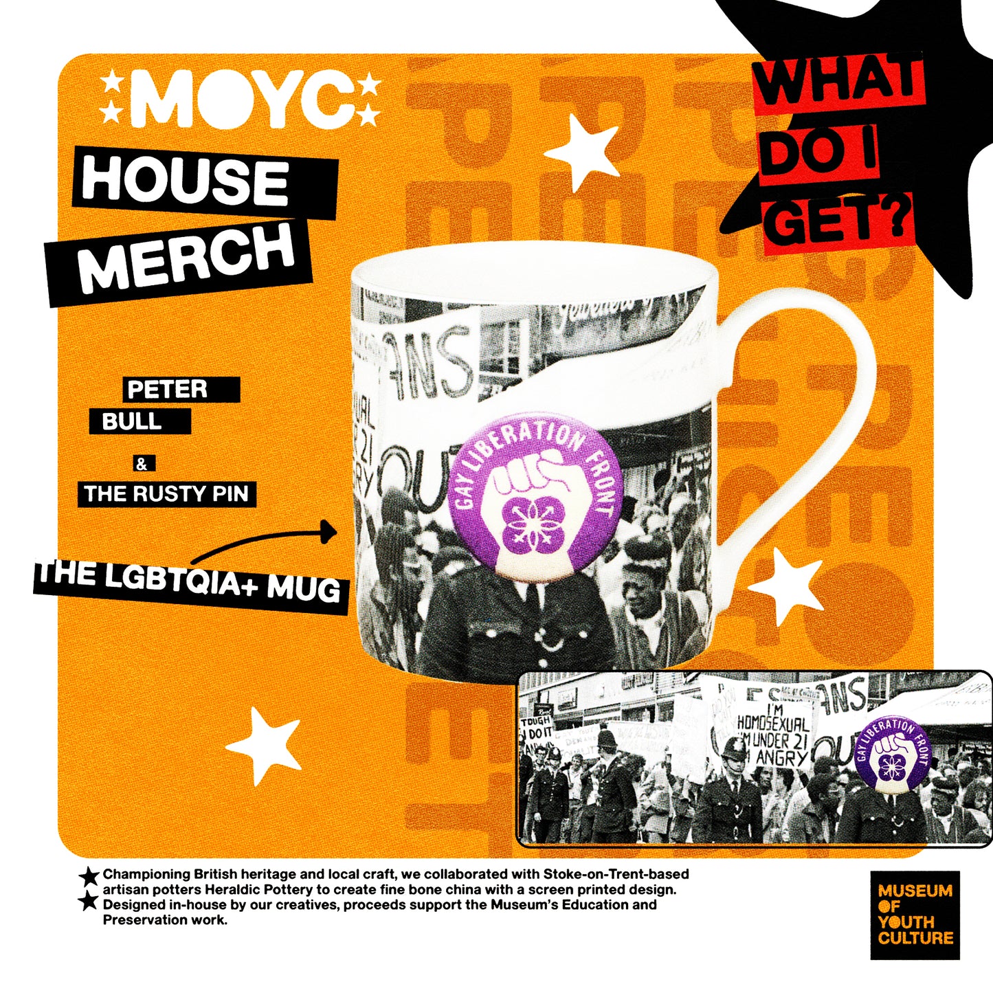 MOYC x HERALDIC POTTERY LGBTQIA+ MUG