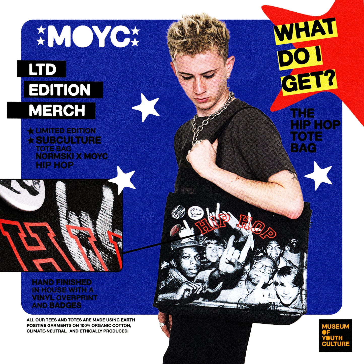 LIMITED EDITION HIP HOP TOTE BAG